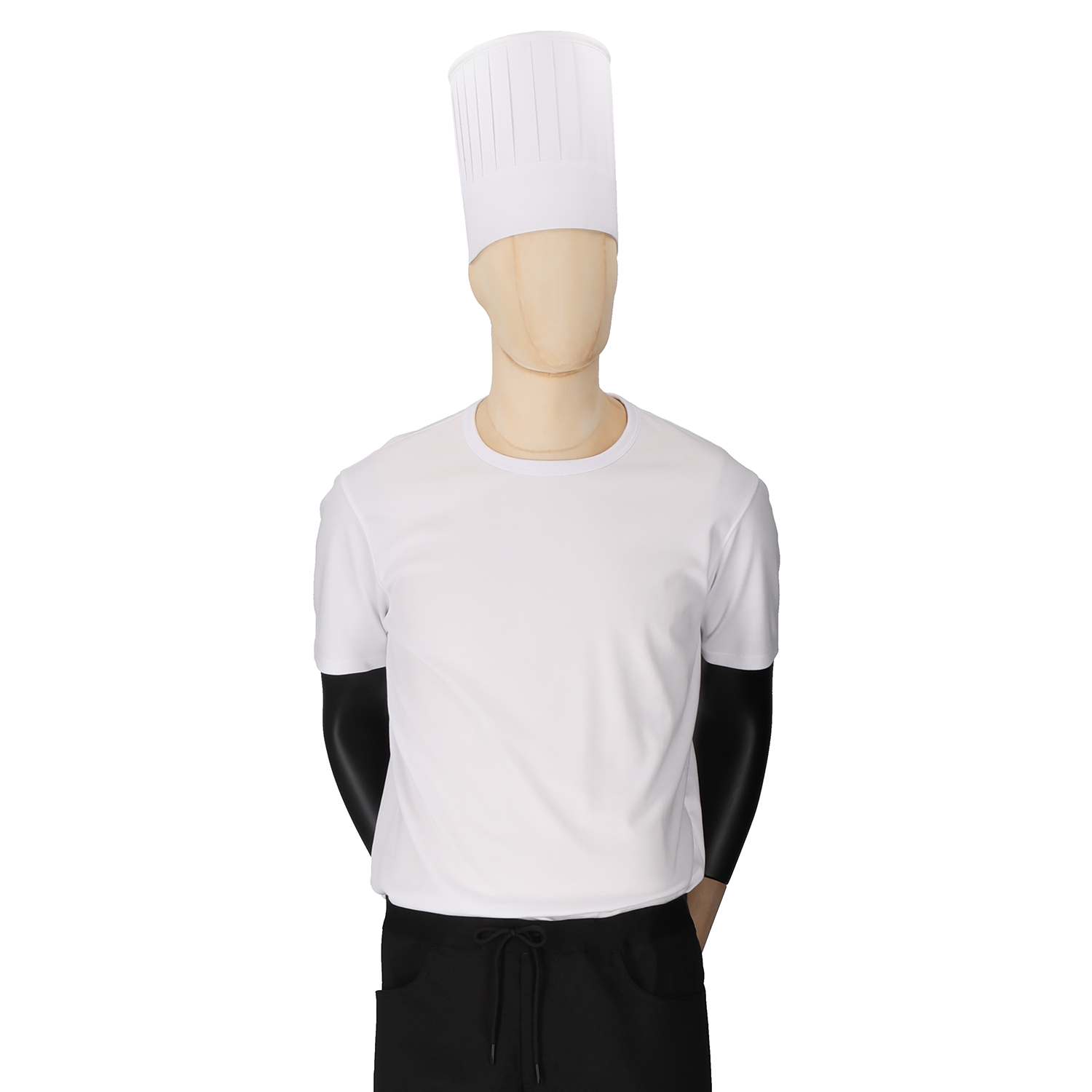 Unisex Chef Toque Tall Hat - Classic Professional Kitchen Headwear for Culinary Use