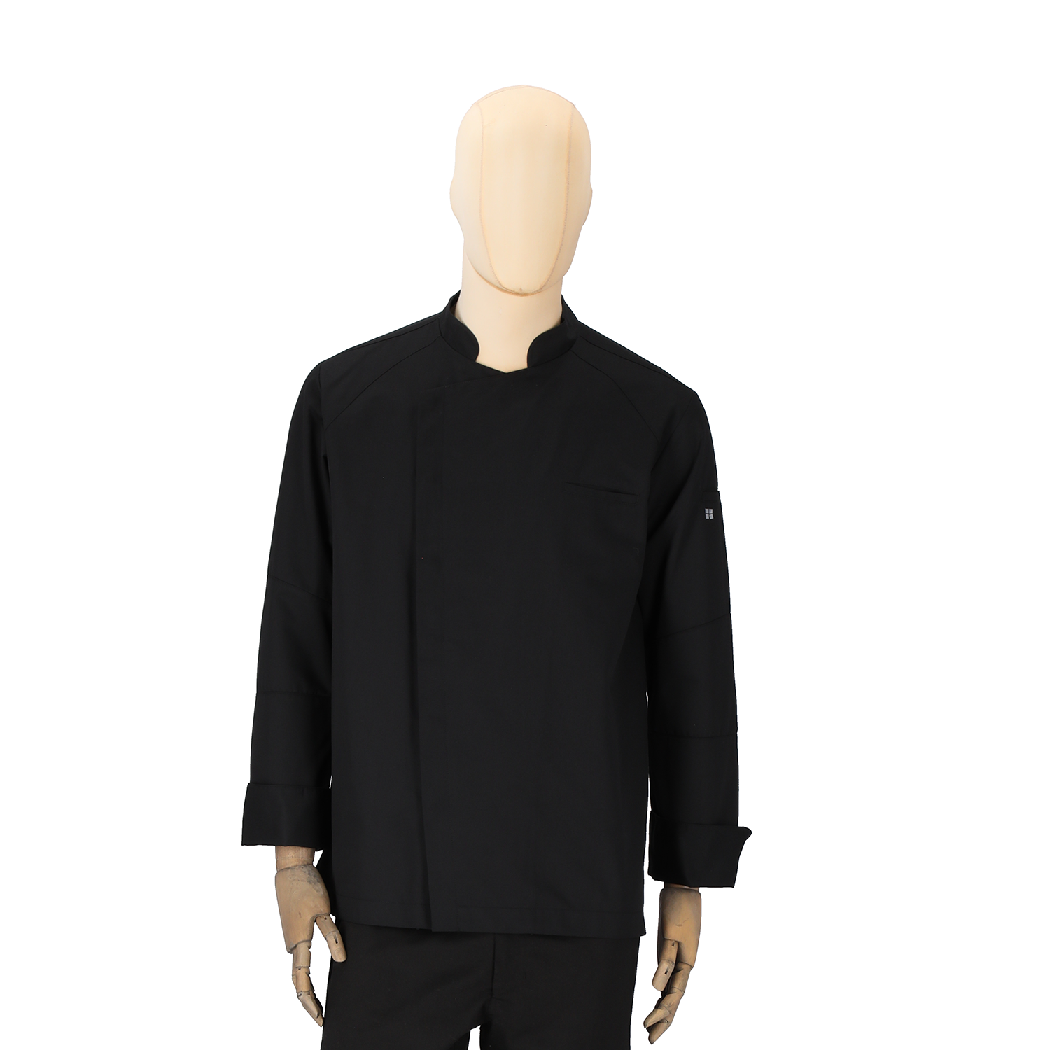 Men's Antoine Long Sleeve Chef Coat Black