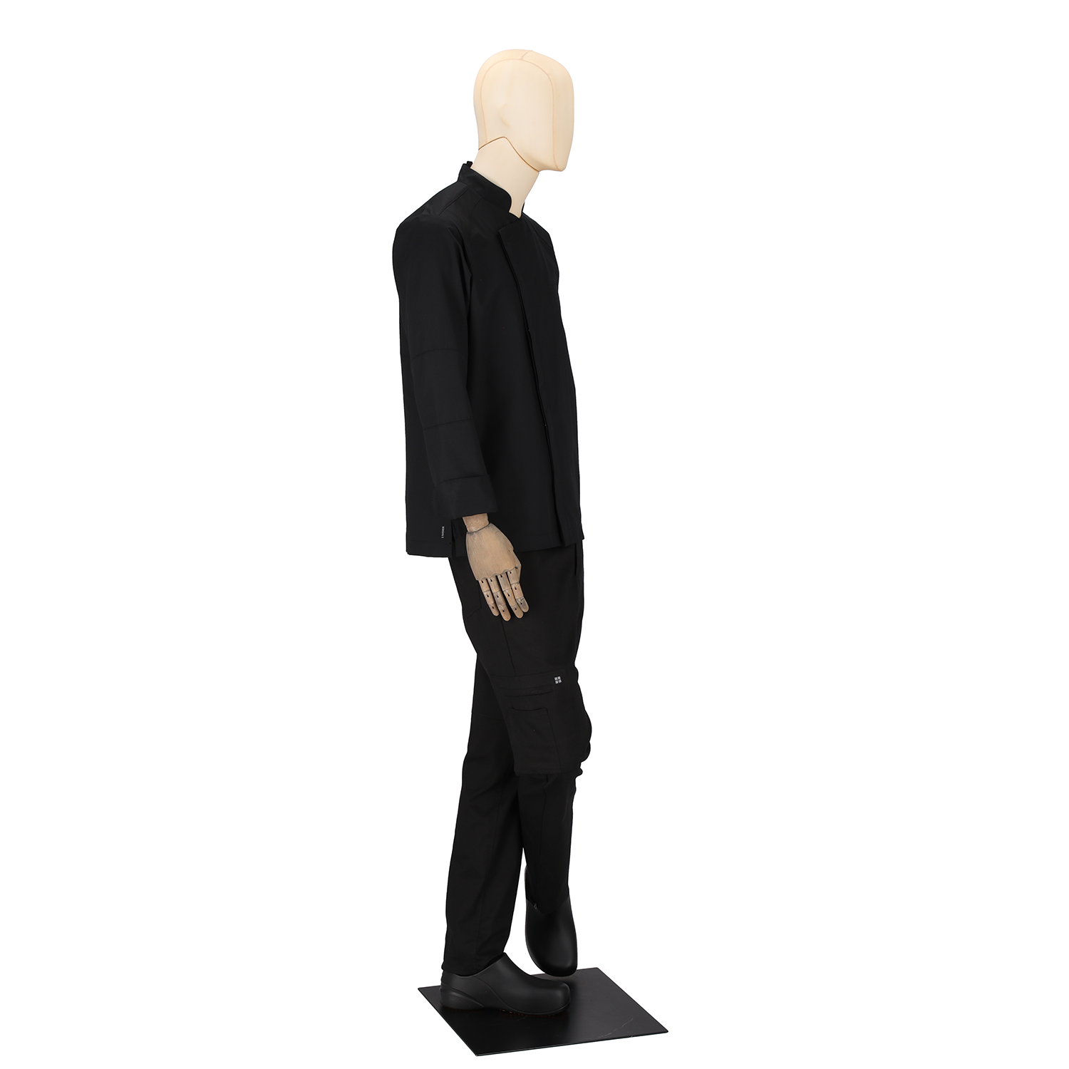 Men's Antoine Long Sleeve Chef Coat Black