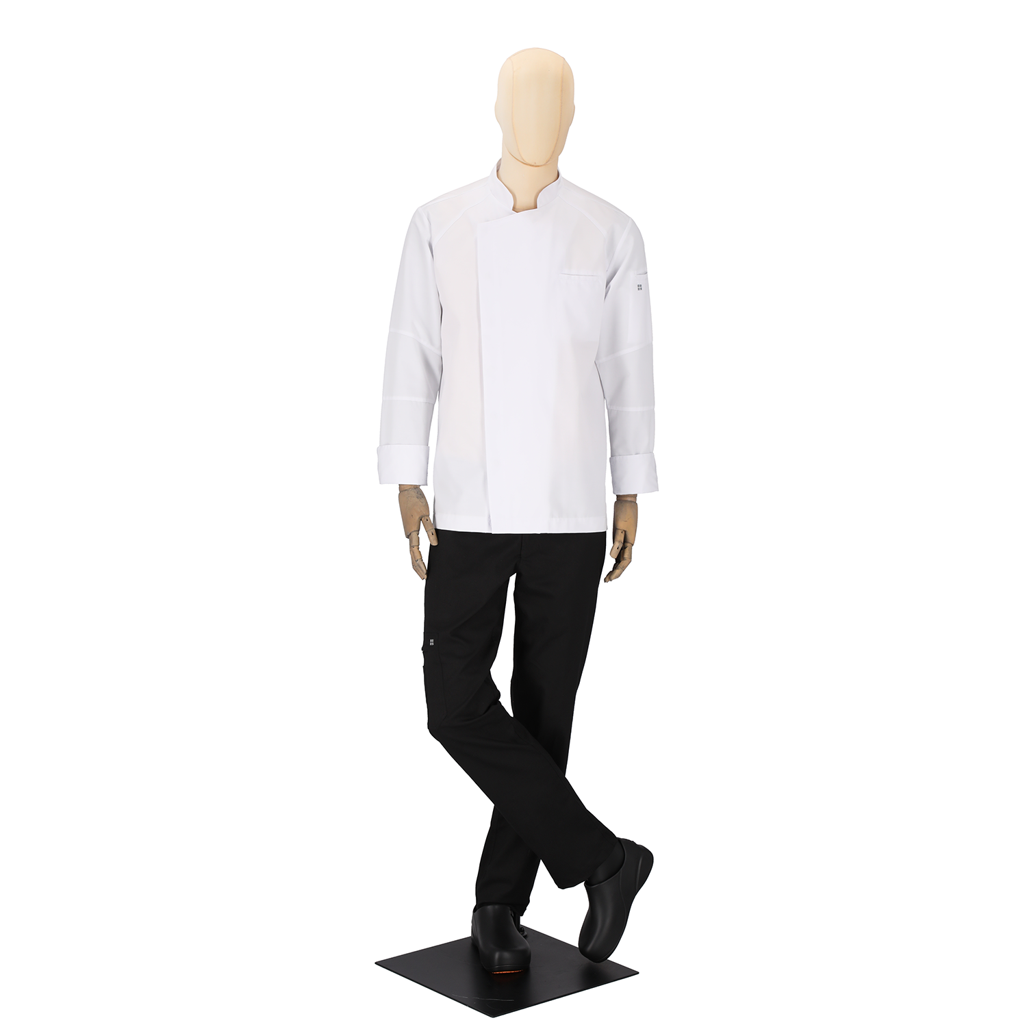 Antoine - Long Sleeve Chef Coat – Motorcycle-Inspired Jacket for Chefs