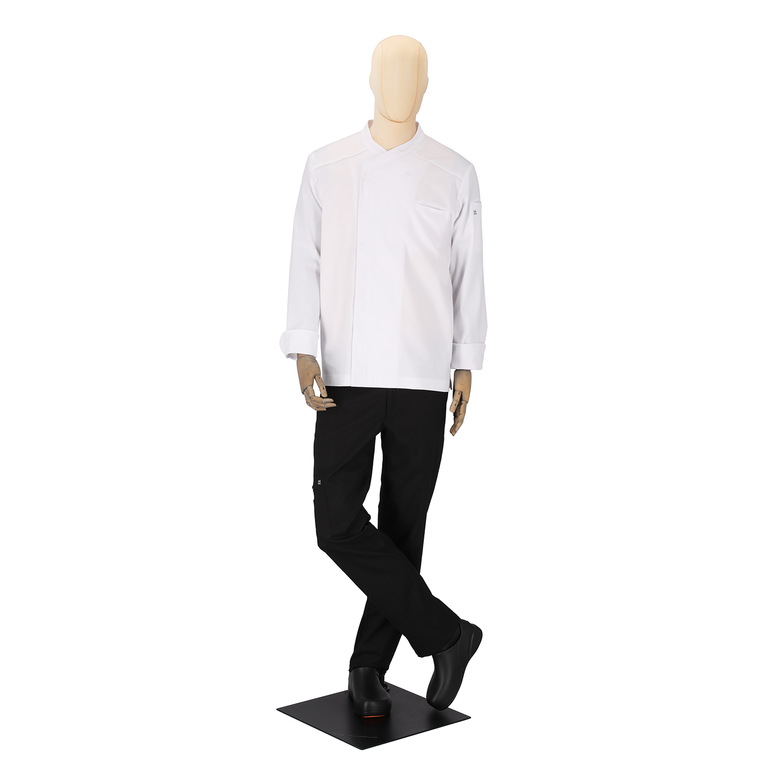 Dimitri - Long Sleeve Chef Coat - Crossover Professional Culinary Jacket for Chefs