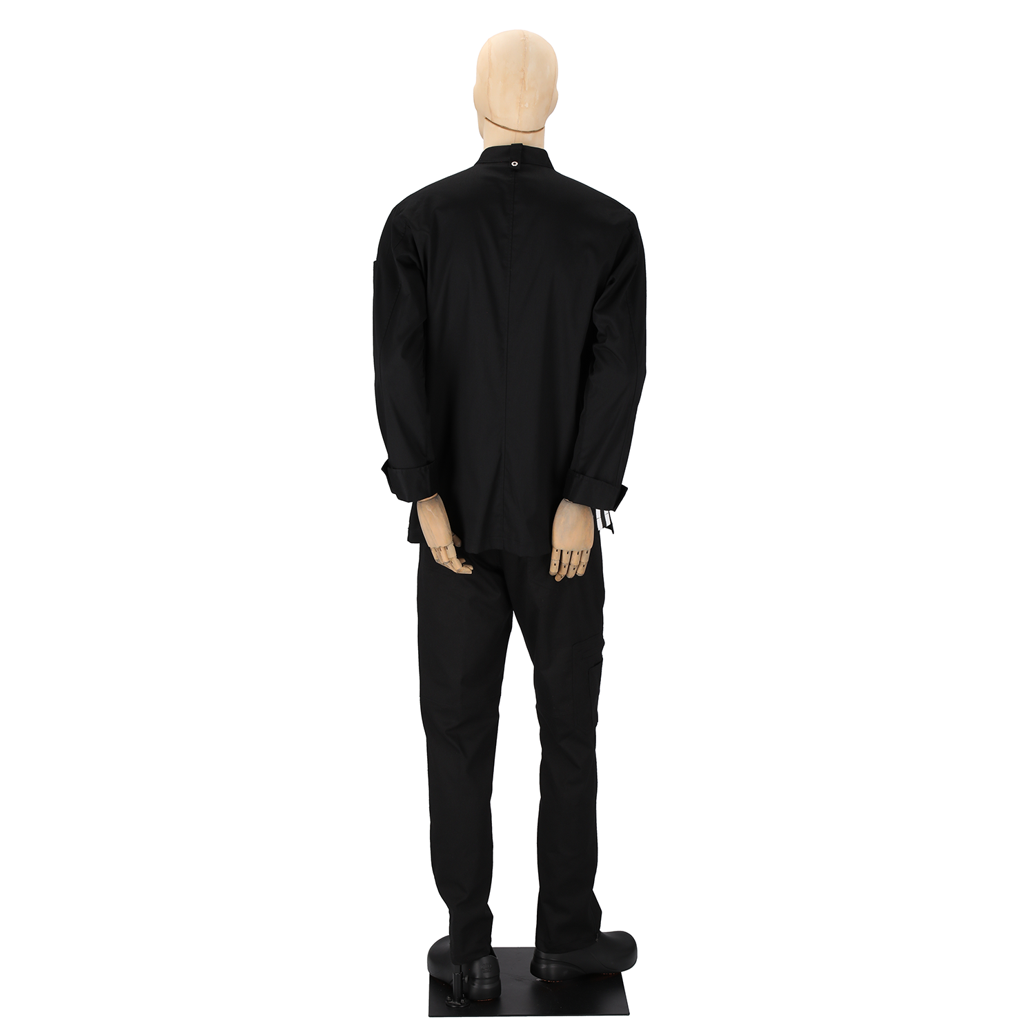 Men's Santorini Long Sleeve Chef Coat Black