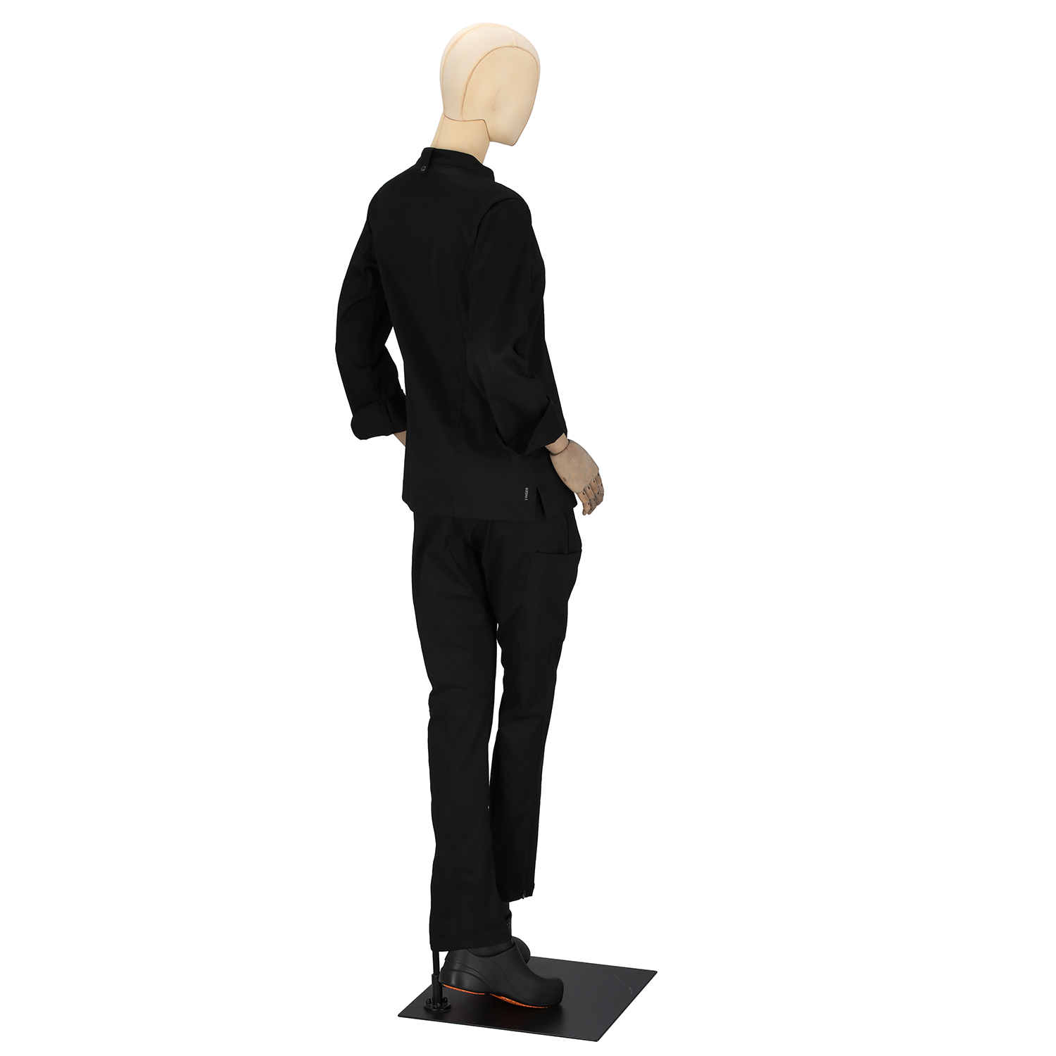 Women's Dimitri Long Sleeve Chef Coat Black