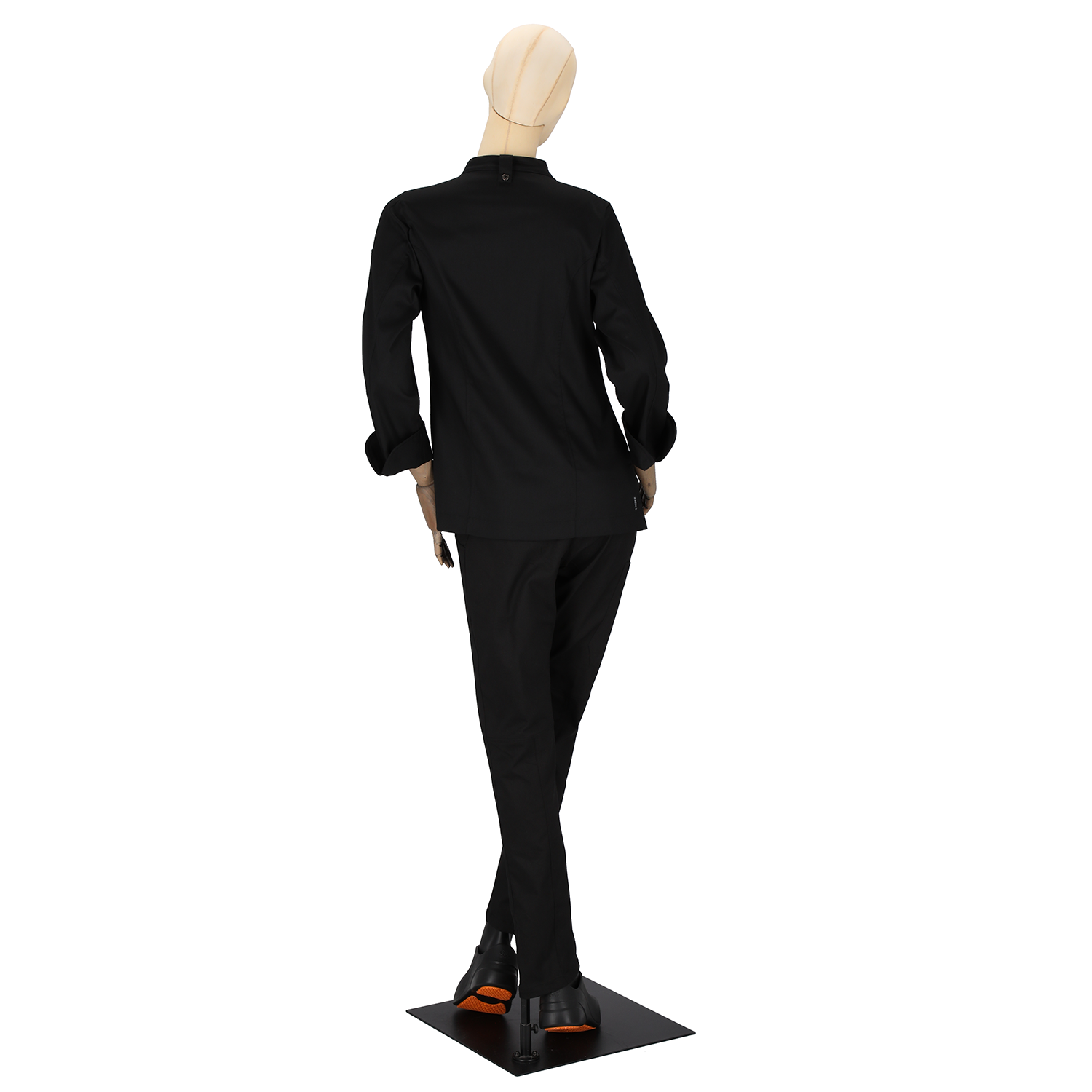 Women's Dimitri Long Sleeve Chef Coat Black