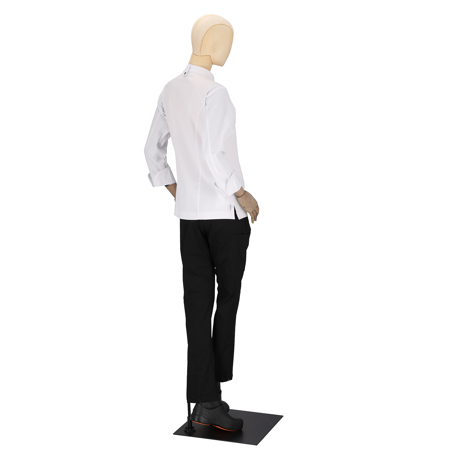 Dimitri - Long Sleeve Chef Coat - Crossover Collar and Clavicle Piping