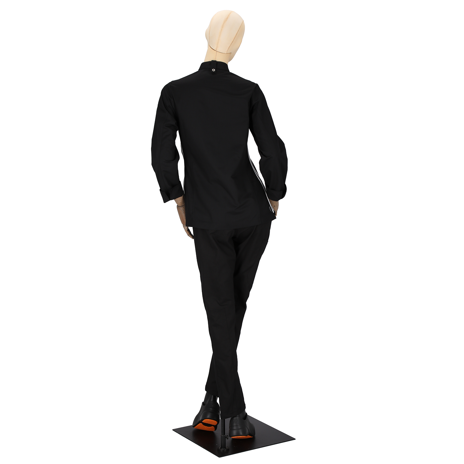 Women's Santorini Long Sleeve Chef Coat Black