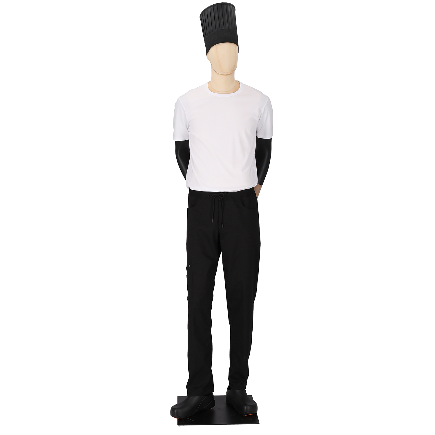 Unisex Chef Toque Tall Hat Black