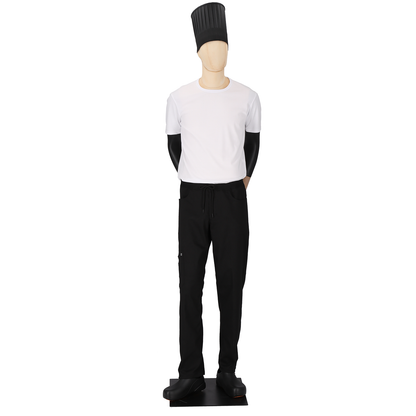 Unisex Chef Toque Tall Hat Black