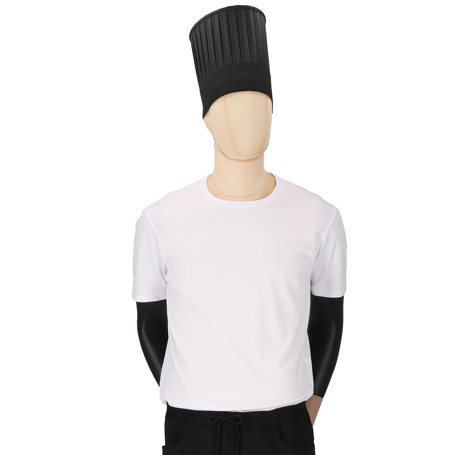 Unisex Chef Toque Tall Hat Black