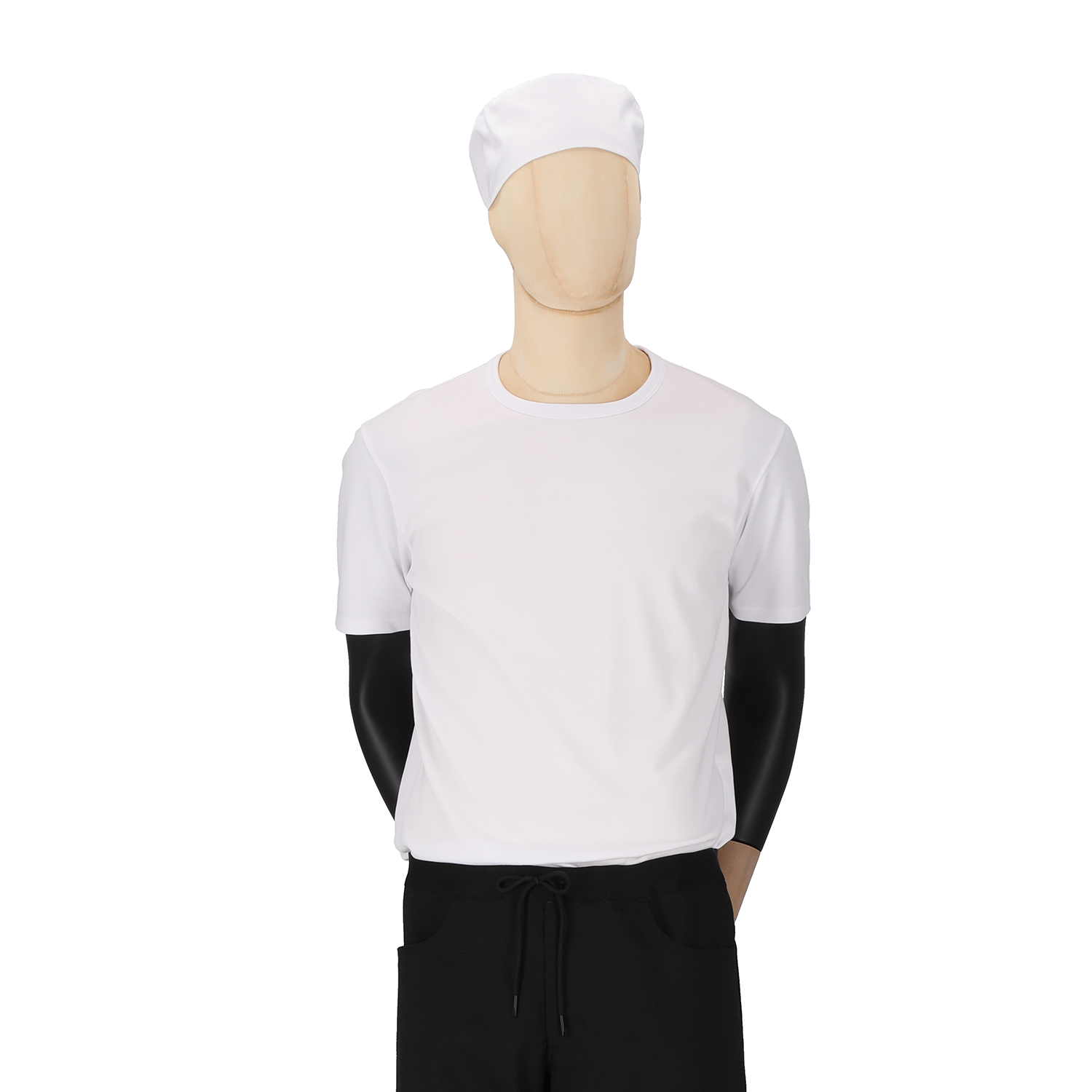Unisex Chef Skull Cap White