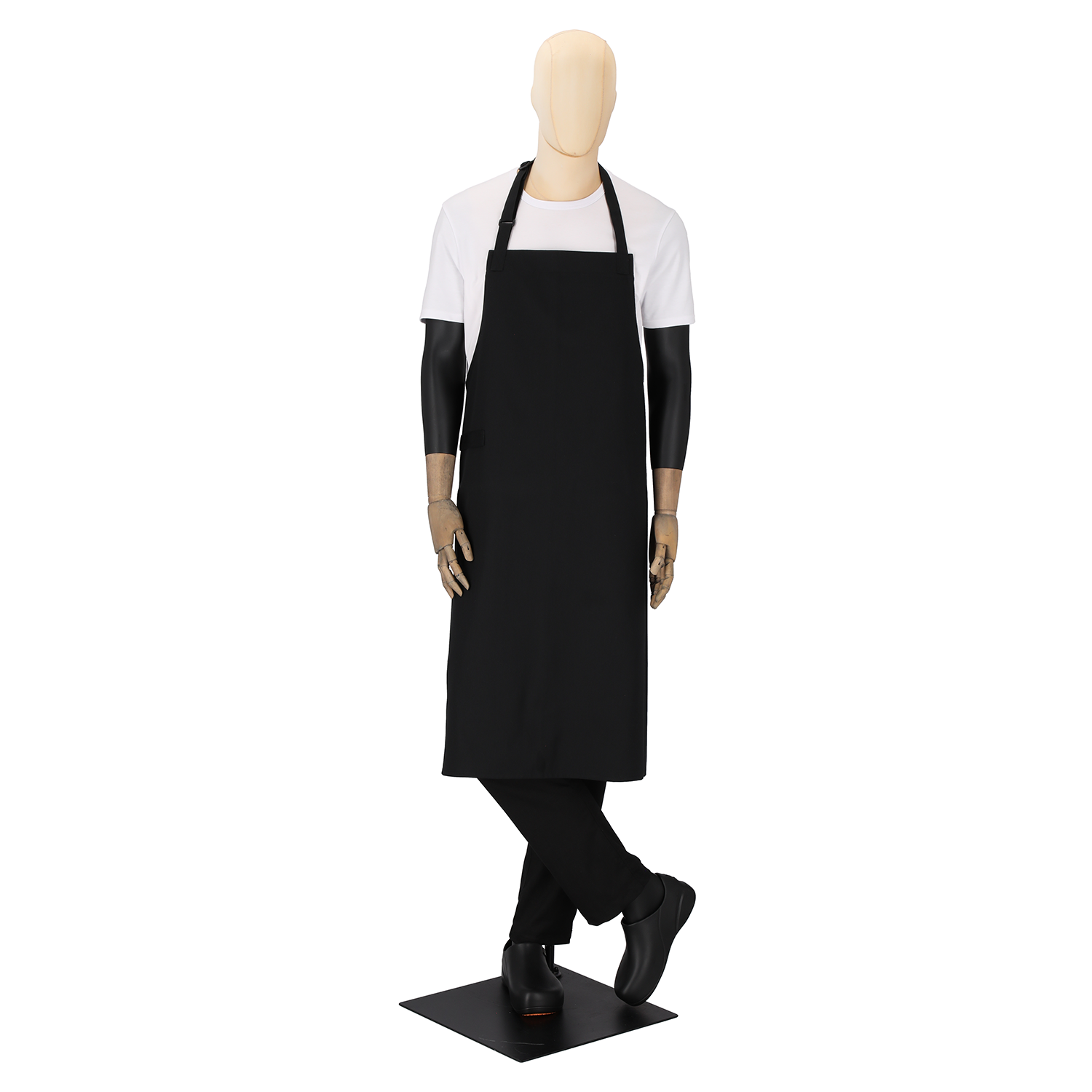 Como Bib Unisex Apron Black