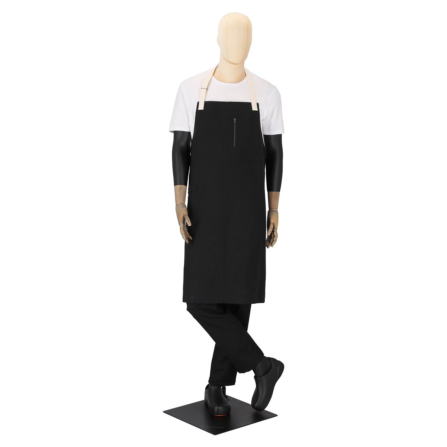 Mazunte Bib - Unisex Apron - Adjustable Full-Coverage With Pockets and Zipper