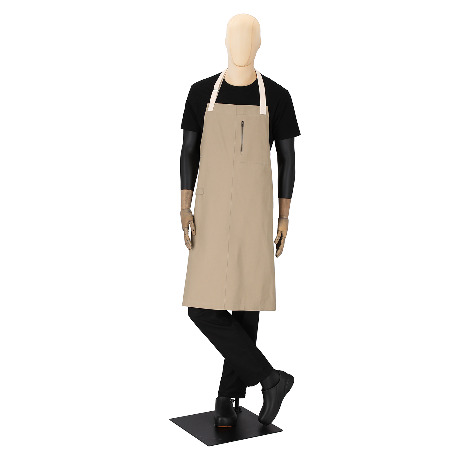 Mazunte Unisex Bib Apron Cappuccino