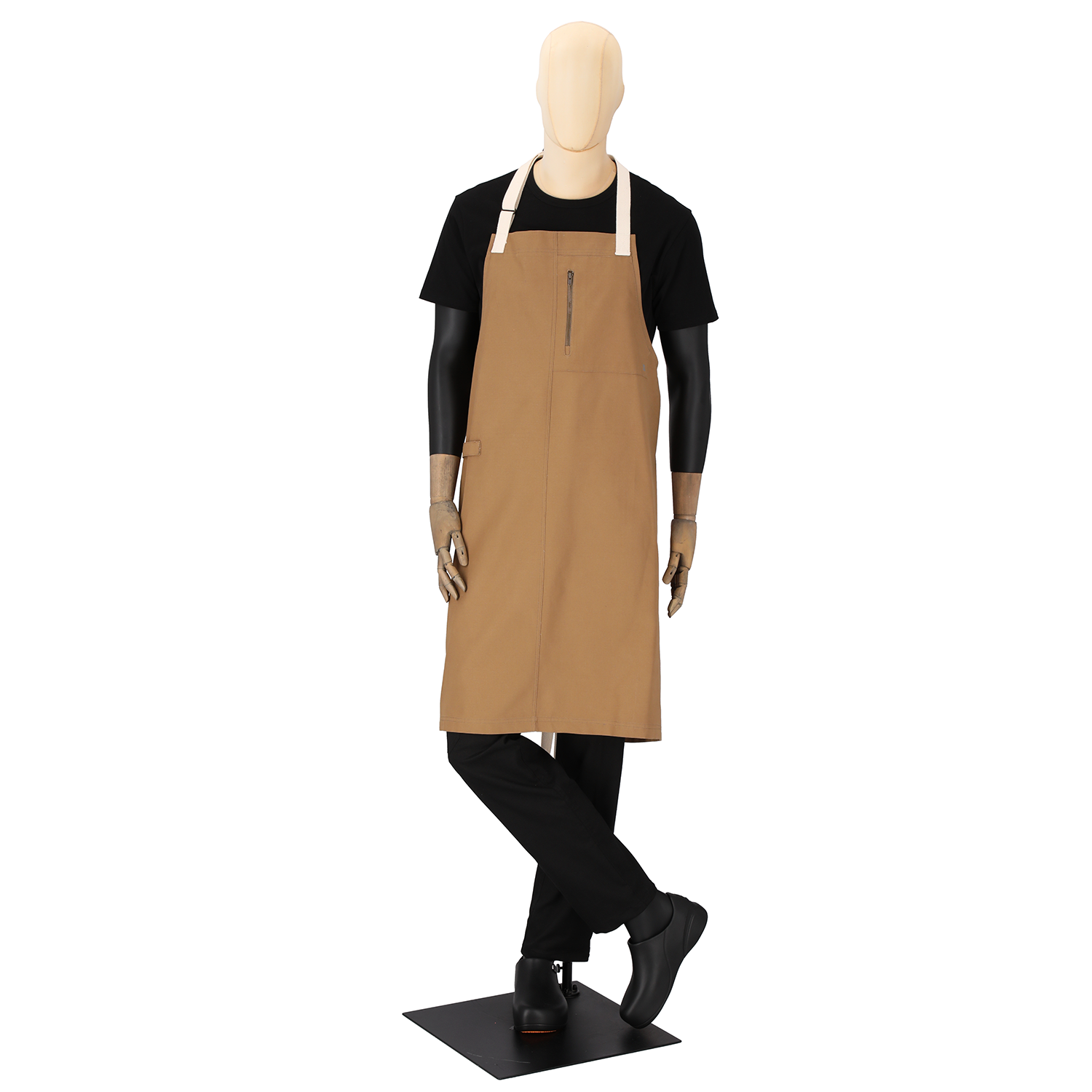 Mazunte Bib - Unisex Apron - Adjustable Full-Coverage With Pockets and Zipper
