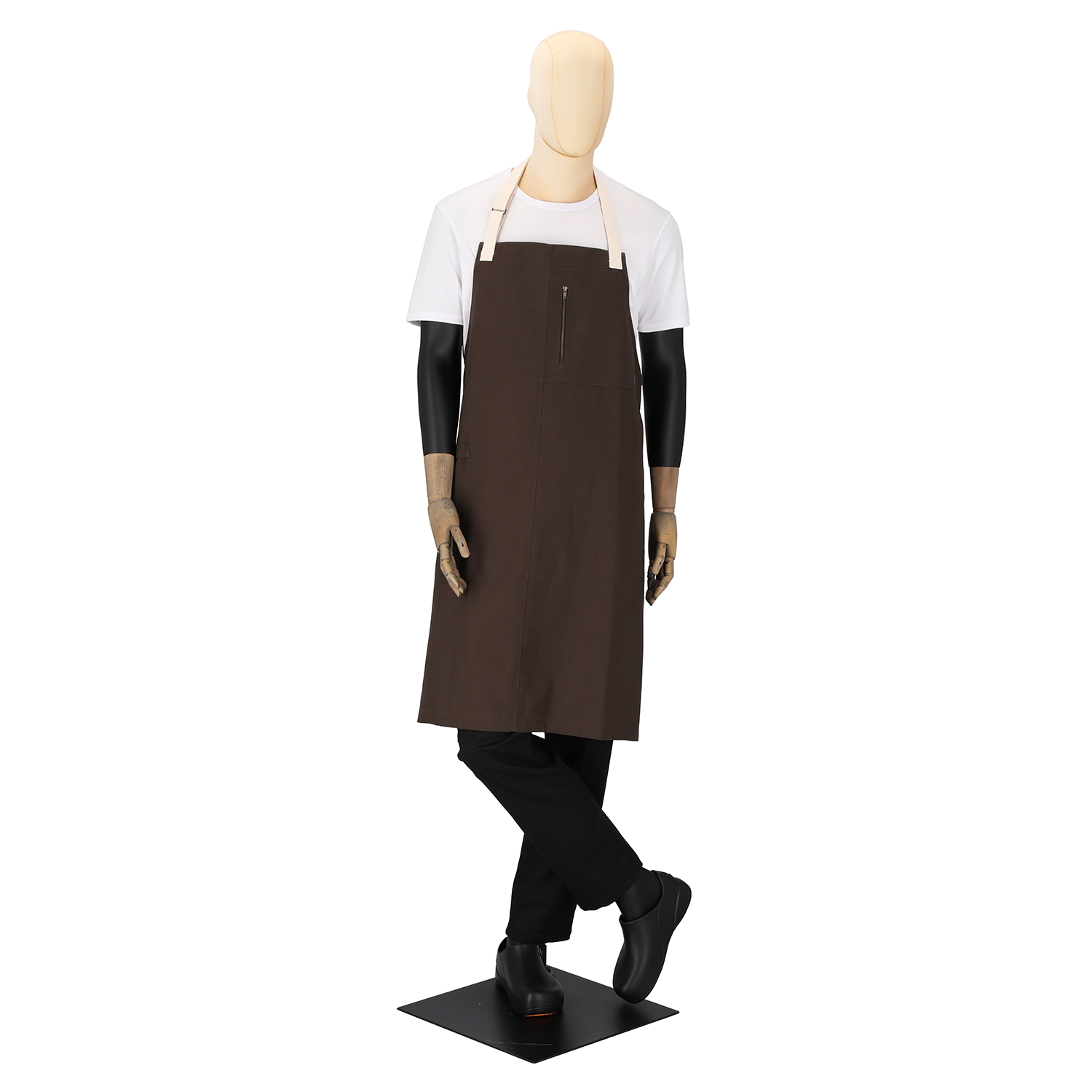 Mazunte Bib - Unisex Apron - Adjustable Full-Coverage With Pockets and Zipper