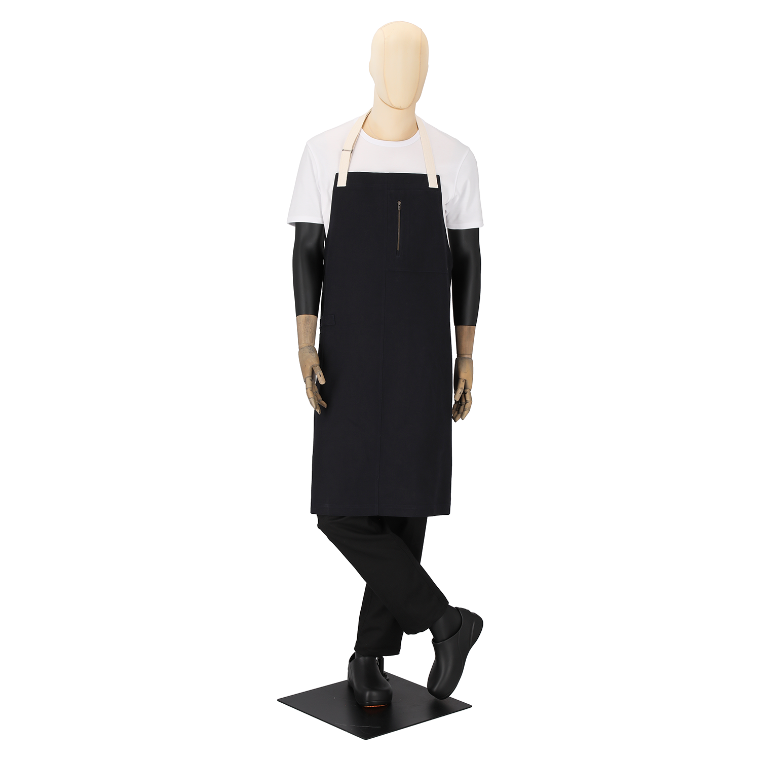 Mazunte Bib - Unisex Apron - Adjustable Full-Coverage With Pockets and Zipper