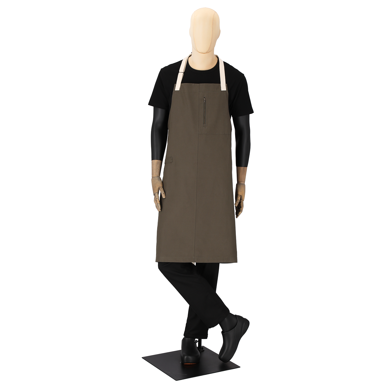Mazunte Bib - Unisex Apron - Adjustable Full-Coverage With Pockets and Zipper