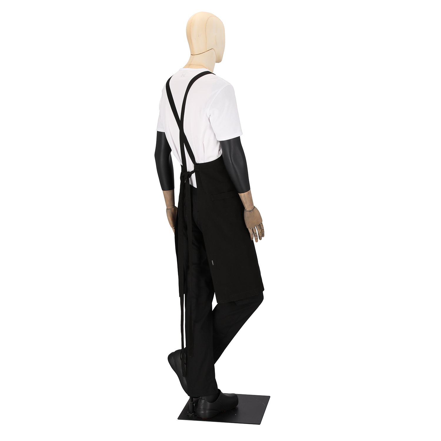 Venice Unisex Crossback Apron  Black