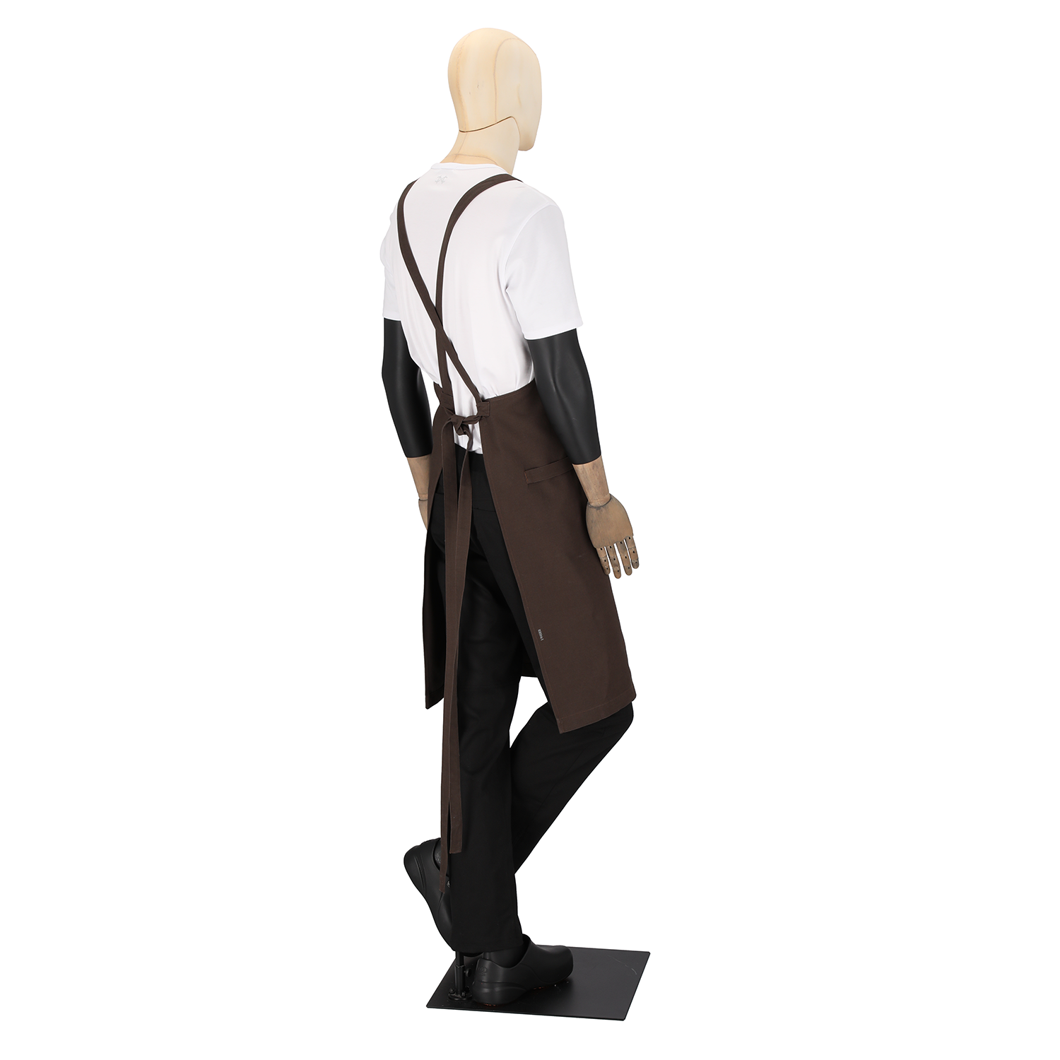 Venice Unisex Crossback Apron  Coffee