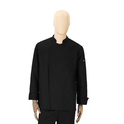 Men's Antoine Long Sleeve Chef Coat Black