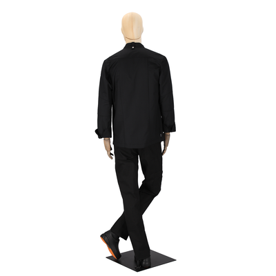 Antoine - Long Sleeve Chef Coat – Motorcycle-Inspired Jacket for Chefs