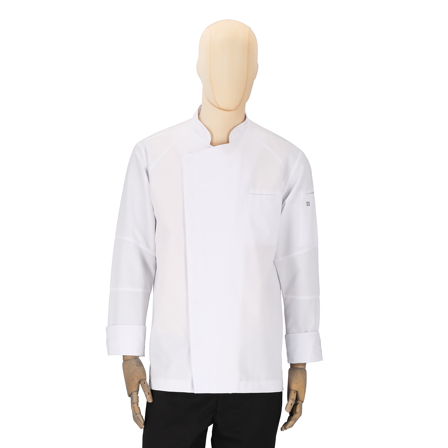 Antoine - Long Sleeve Chef Coat – Motorcycle-Inspired Jacket for Chefs