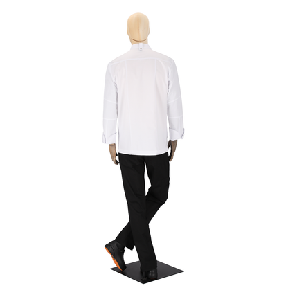 Men's Antoine Long Sleeve Chef Coat White