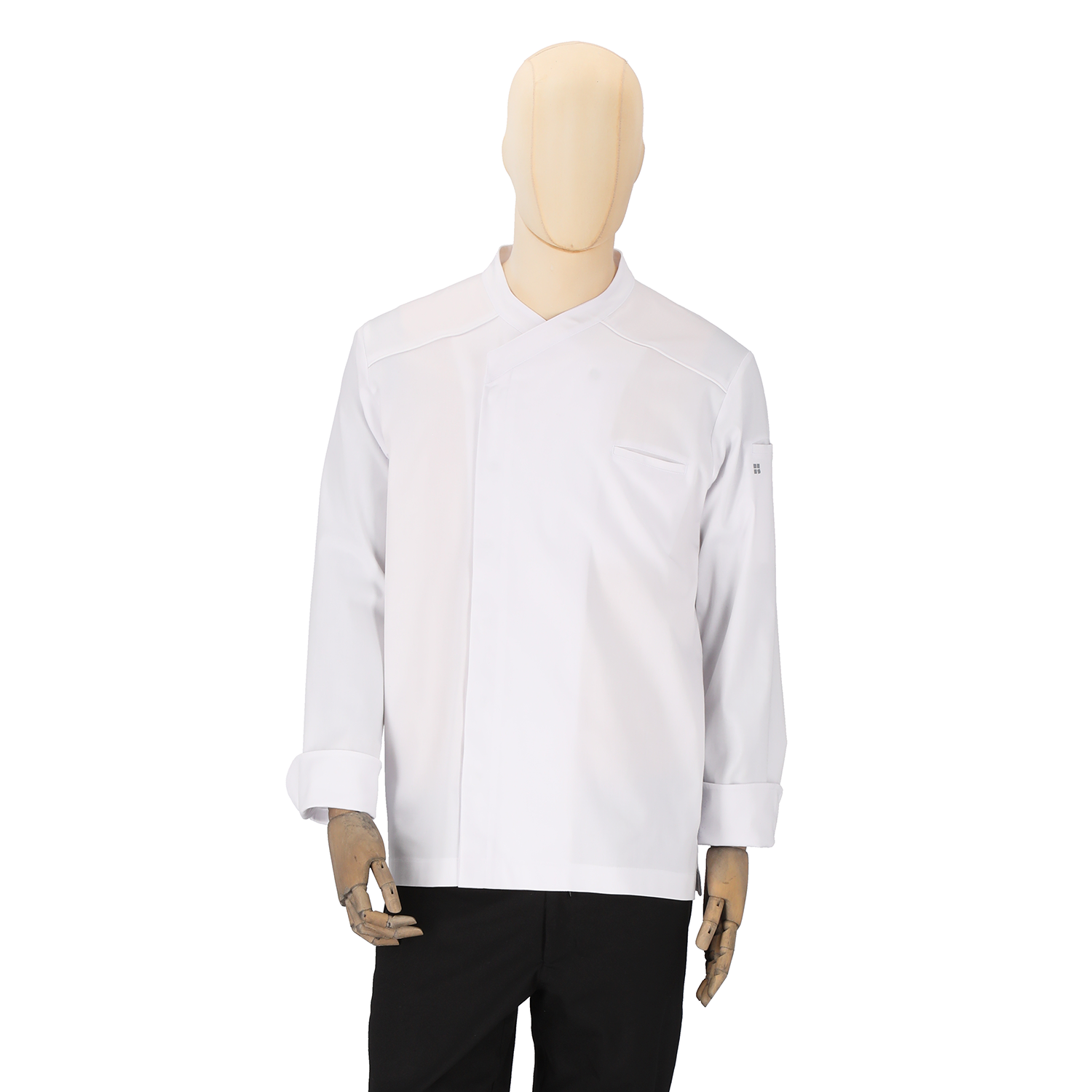 Dimitri - Long Sleeve Chef Coat - Crossover Professional Culinary Jacket for Chefs