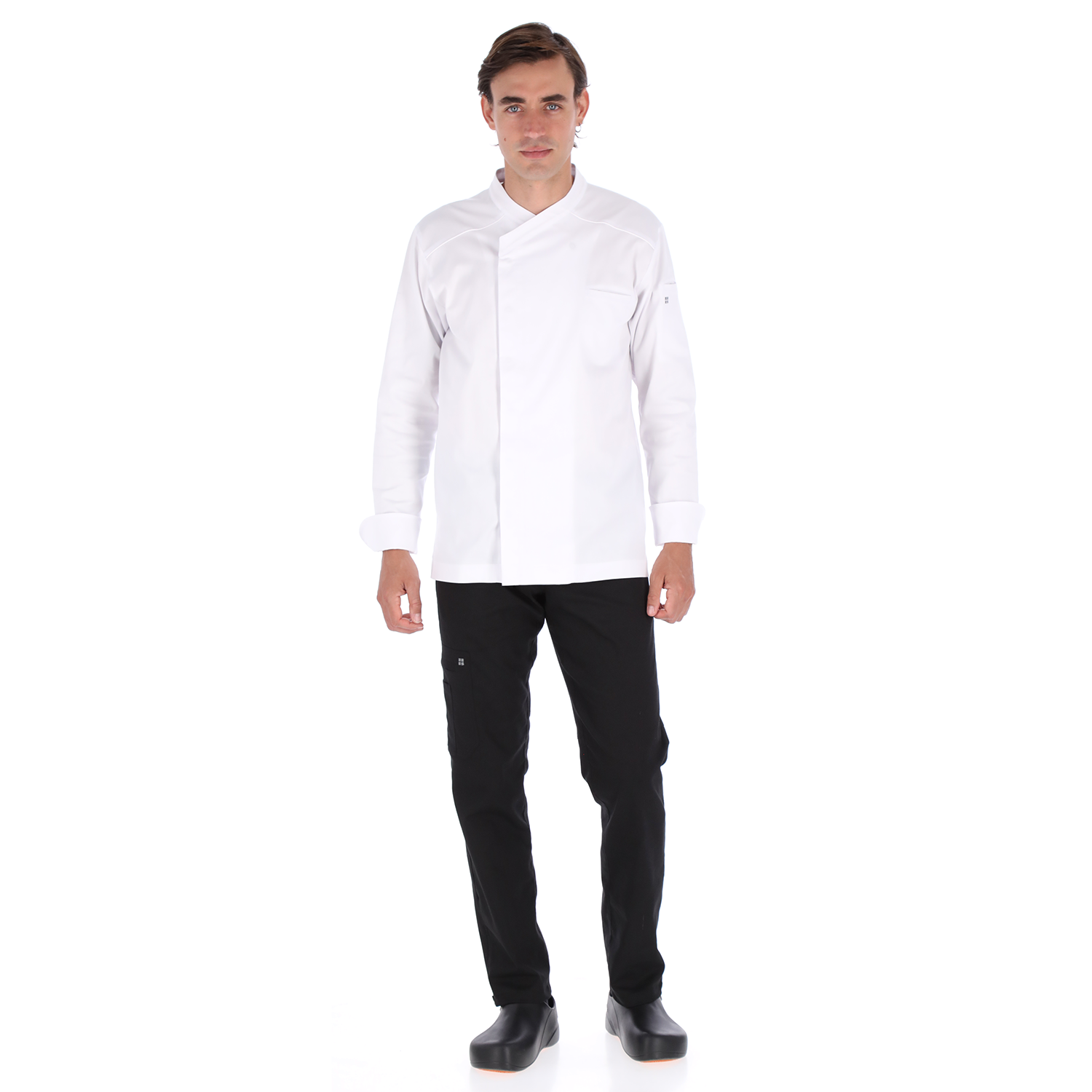 Dimitri - Long Sleeve Chef Coat - Crossover Professional Culinary Jacket for Chefs