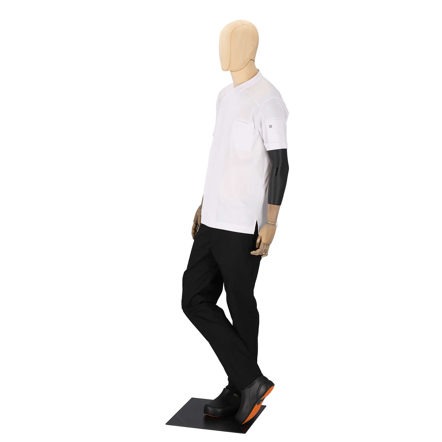 Men's Dimitri Short Sleeve Chef Coat White