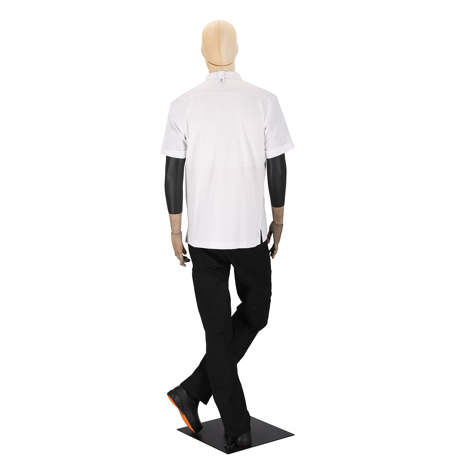 Men's Dimitri Short Sleeve Chef Coat White