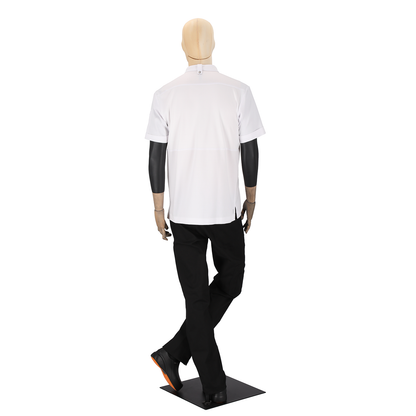 Men's Dimitri Short Sleeve Chef Coat White