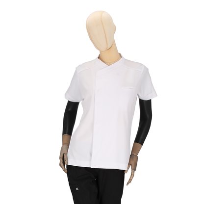 Women's Dimitri Short Sleeve Chef Coat White
