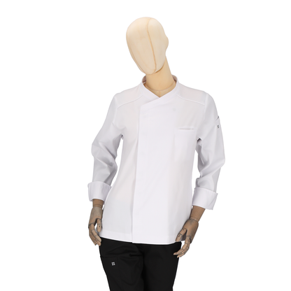 Women's Dimitri Long Sleeve Chef Coat White