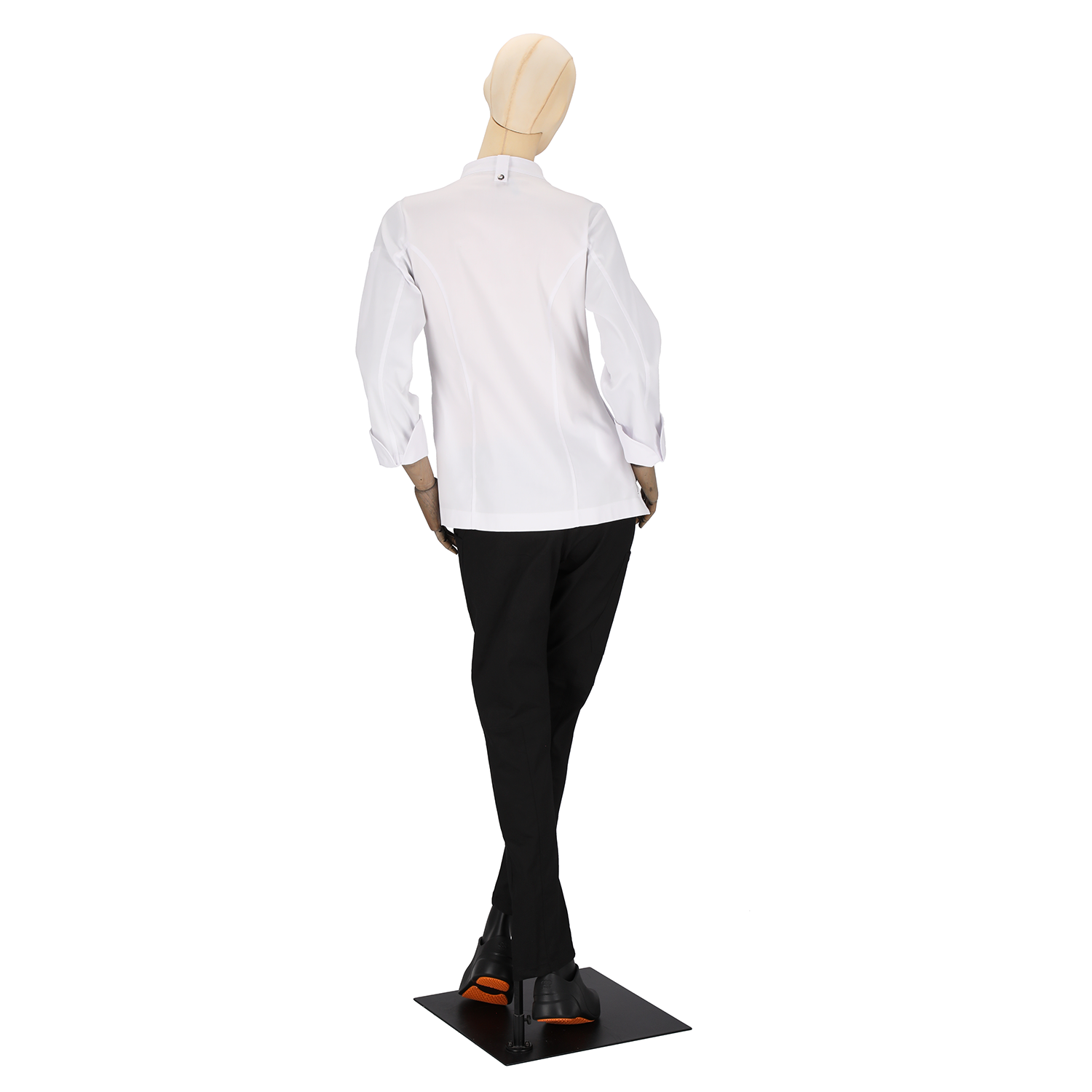 Dimitri - Long Sleeve Chef Coat - Crossover Collar and Clavicle Piping