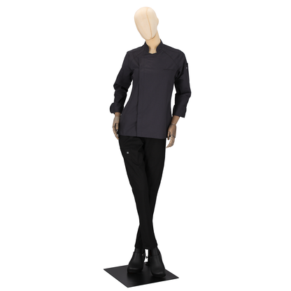 Women's Antoine Long Sleeve Chef Coat Grey