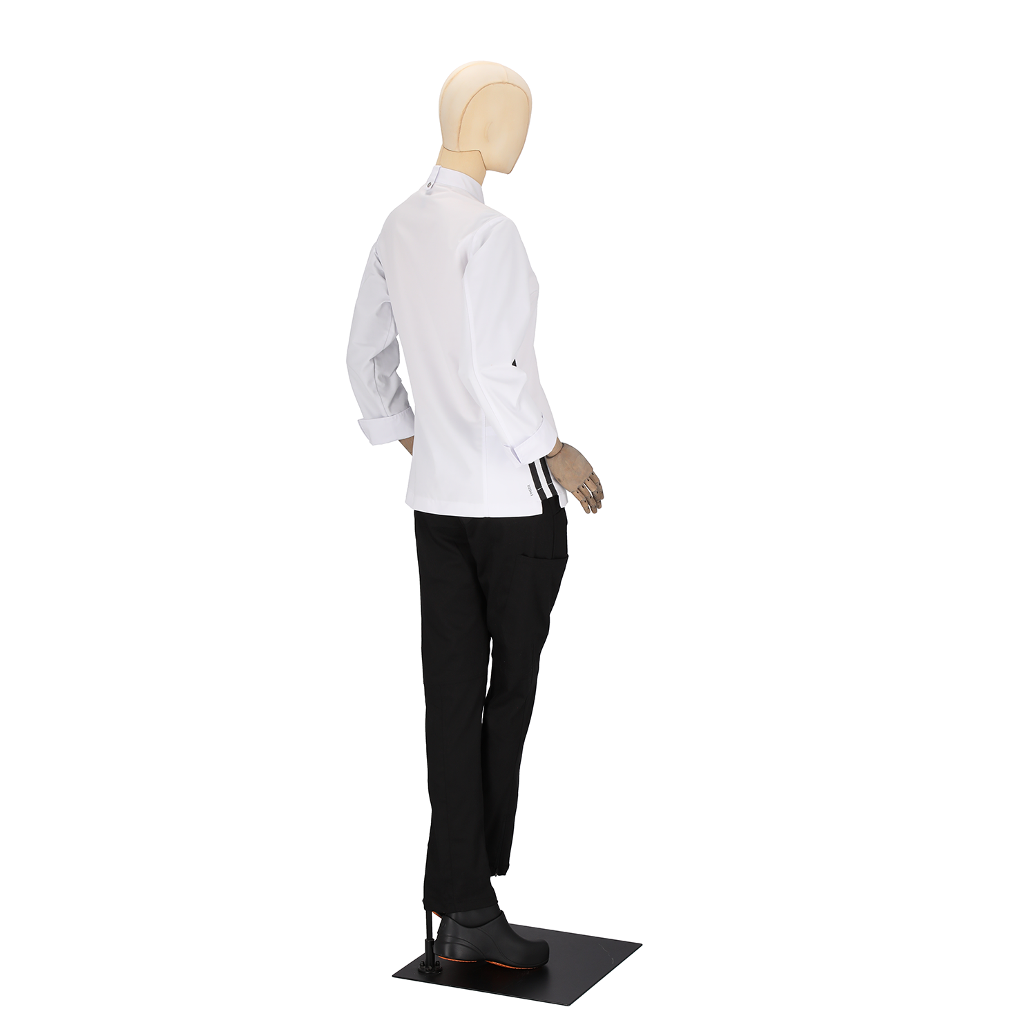 Santorini - Long Sleeve Chef Coat - Modern Sleek Fit with Side Panels