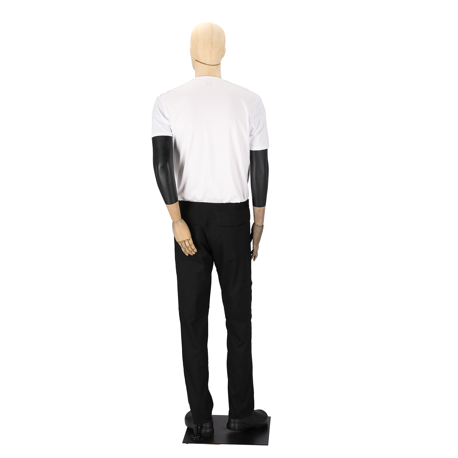 Men's slim chef pants Black