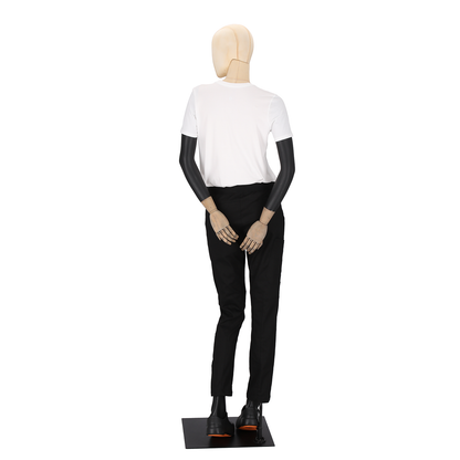 Women's slim chef pants Black