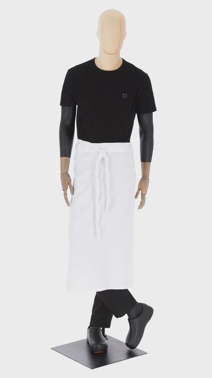 Bali Waist Unisex Apron White