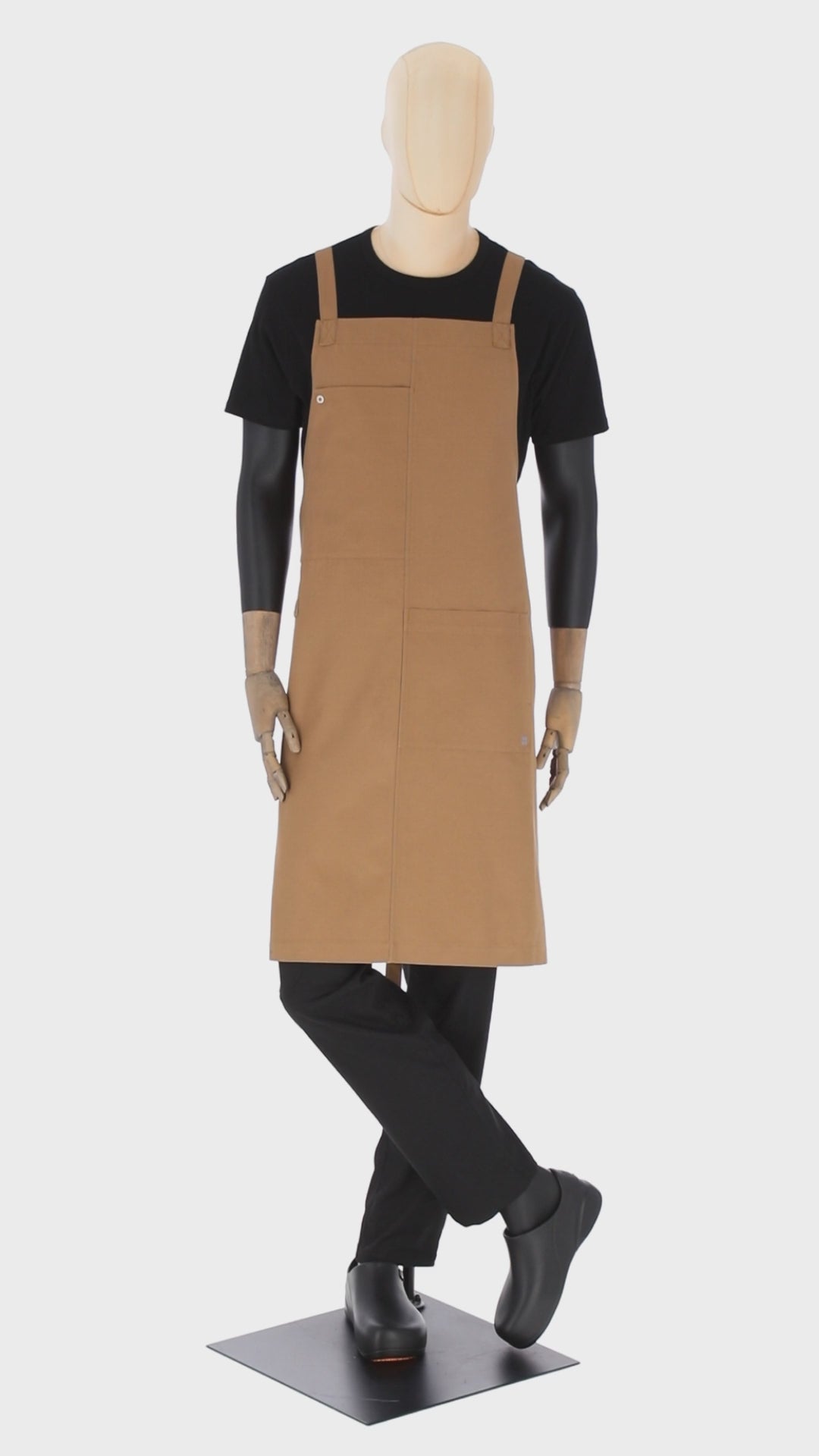 Venice Bib - Unisex Apron - Classic Crossback with Pockets