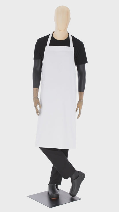 Como Bib Unisex Apron White