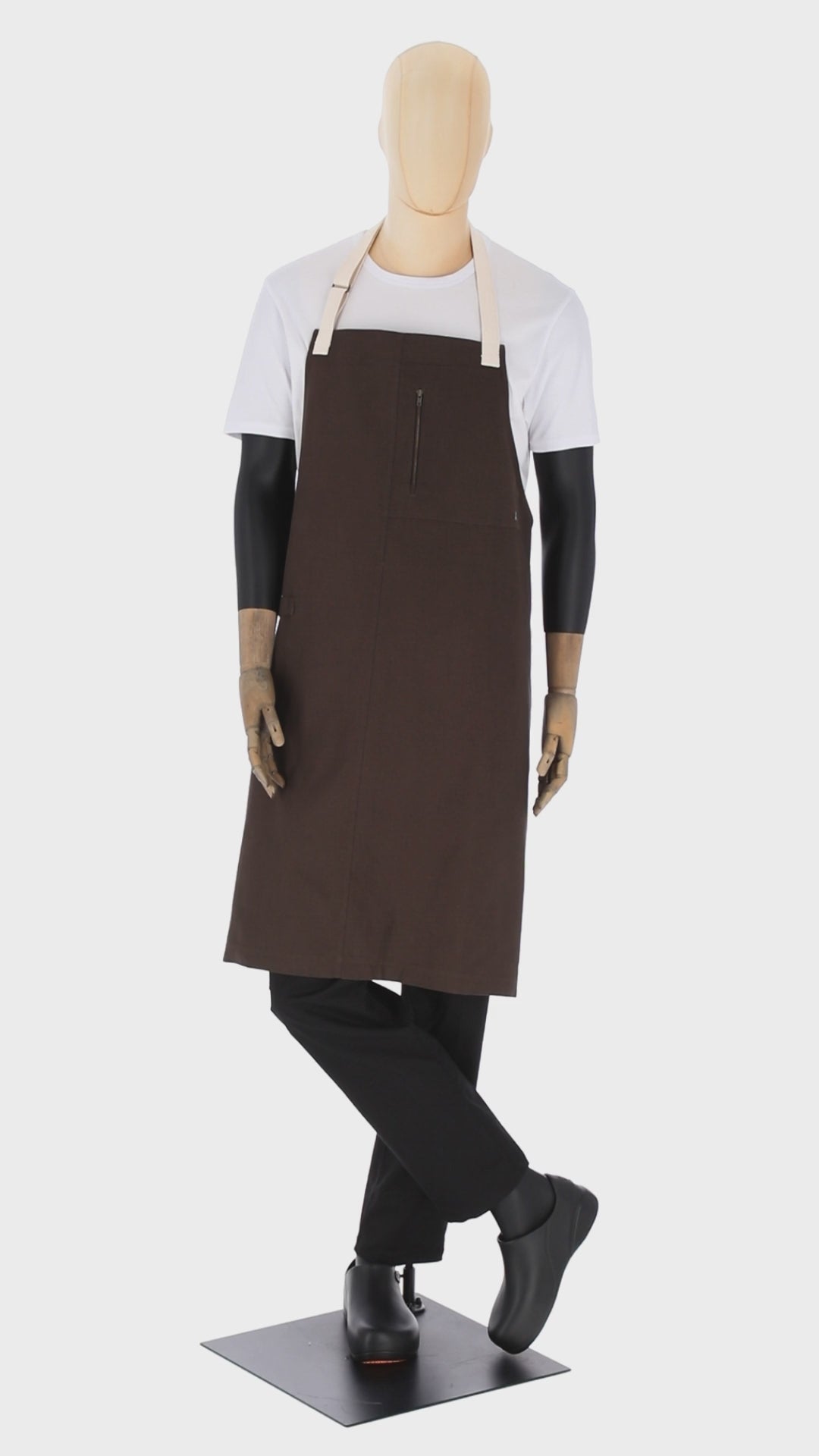 Mazunte Bib - Unisex Apron - Adjustable Full-Coverage With Pockets and Zipper